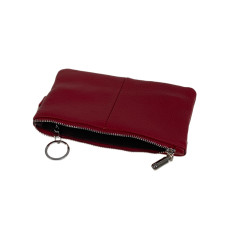 На фото 2 - Женский кошелёк  из натуральной кожи, цвет  бордово-красный На фото 2 - Женский кошелёк  из натуральной кожи, цвет  бордово-красный