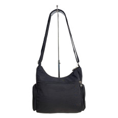 На фото 2 - Женская cумка из текстиля, цвет черный На фото 2 - Женская cумка из текстиля, цвет черный