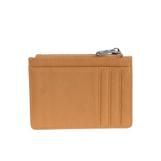 На фото 2 - Картхолдер женский из натуральной кожи для пластиковых карт, цвет светло коричневый На фото 2 - Картхолдер женский из натуральной кожи для пластиковых карт, цвет светло коричневый