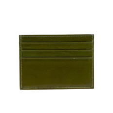 На фото 2 - Картхолдер женский из натуральной кожи для пластиковых карт, цвет зеленый На фото 2 - Картхолдер женский из натуральной кожи для пластиковых карт, цвет зеленый