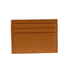 На фото 1 - Картхолдер женский из натуральной кожи для пластиковых карт, цвет коричневый На фото 1 - Картхолдер женский из натуральной кожи для пластиковых карт, цвет коричневый