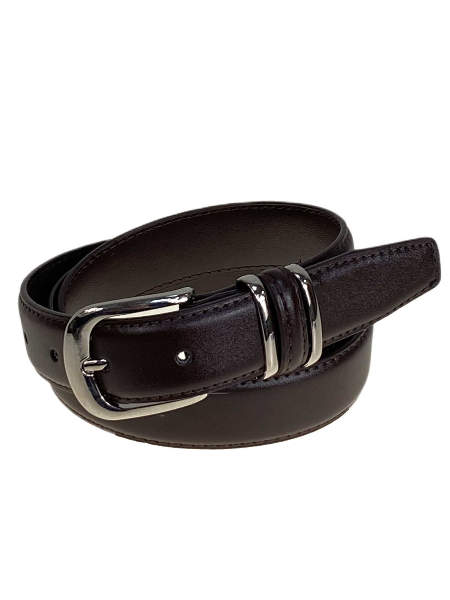 На фото 1 - Ремень женский из искусственной кожи , цвет шоколад