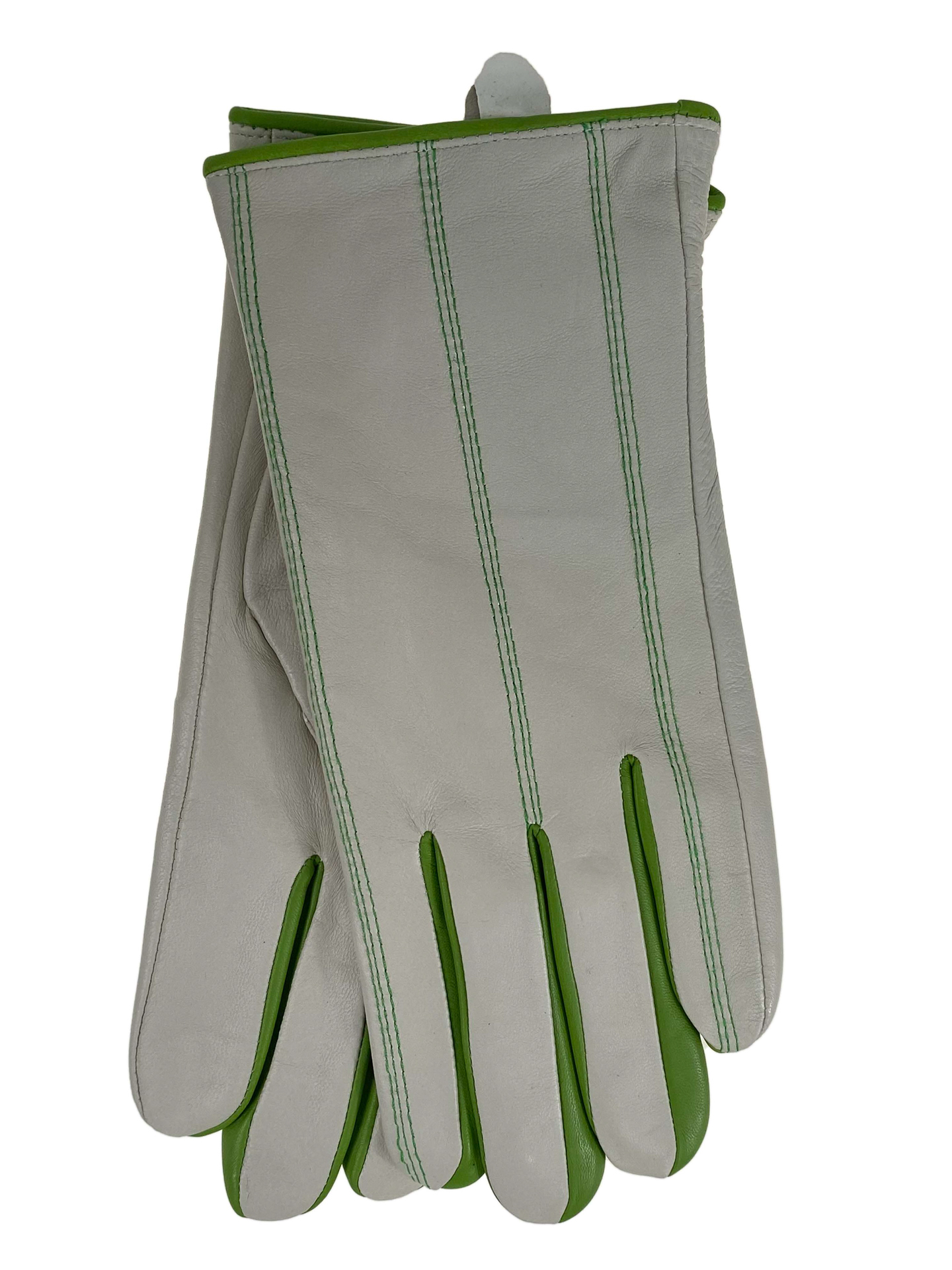 На фото 1 - Женские демисезонные перчатки из натуральной кожи мультицвет На фото 1 - Женские демисезонные перчатки из натуральной кожи мультицвет