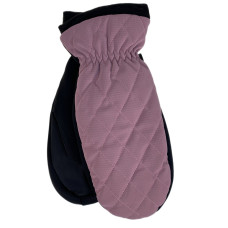 На фото 1 - Зимние женские варежки с подкладом из искусственного меха, цвет розовый На фото 1 - Зимние женские варежки с подкладом из искусственного меха, цвет розовый