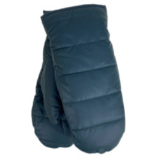 На фото 1 - Зимние женские варежки с подкладом из искусственного меха, цвет зеленый На фото 1 - Зимние женские варежки с подкладом из искусственного меха, цвет зеленый