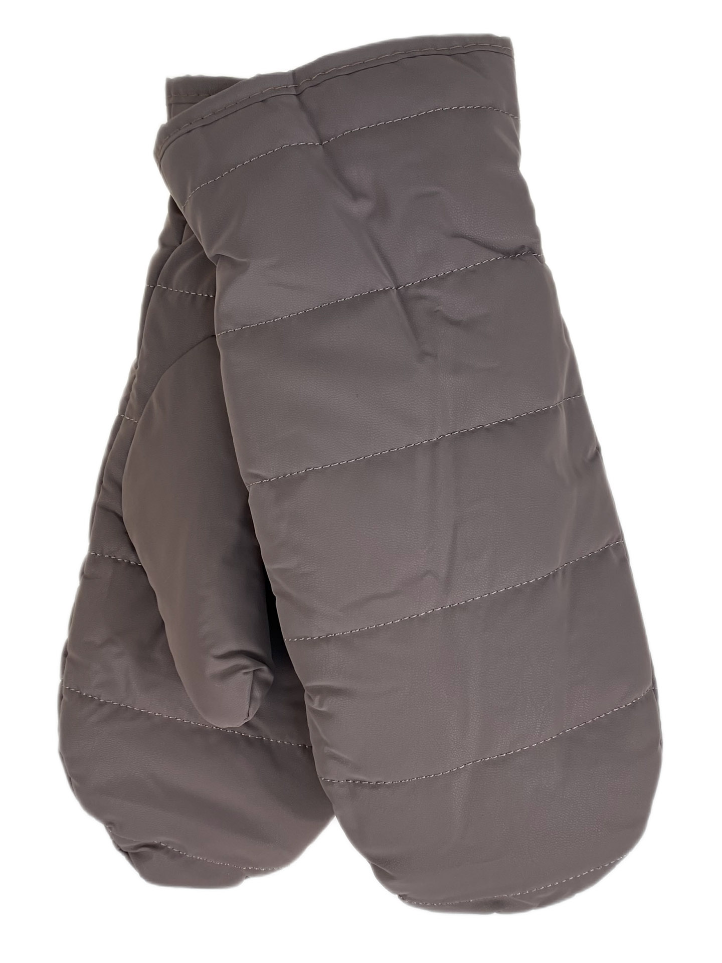 На фото 1 - Зимние женские варежки с подкладом из искусственного меха, цвет хаки На фото 1 - Зимние женские варежки с подкладом из искусственного меха, цвет хаки