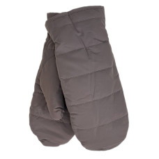 На фото 1 - Зимние женские варежки с подкладом из искусственного меха, цвет хаки На фото 1 - Зимние женские варежки с подкладом из искусственного меха, цвет хаки