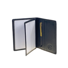 На фото 2 -  Картхолдер из натуральной кожи для пластиковых карт, цвет  черный