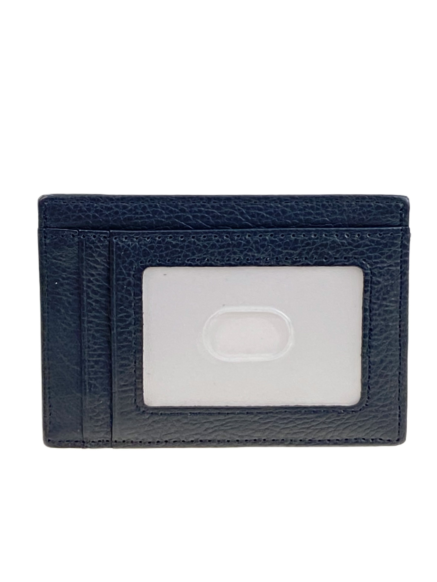 На фото 1 - Картхолдер женский из натуральной кожи для пластиковых карт, цвет черный