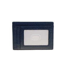 На фото 1 - Картхолдер женский из натуральной кожи для пластиковых карт, цвет черный На фото 1 - Картхолдер женский из натуральной кожи для пластиковых карт, цвет черный