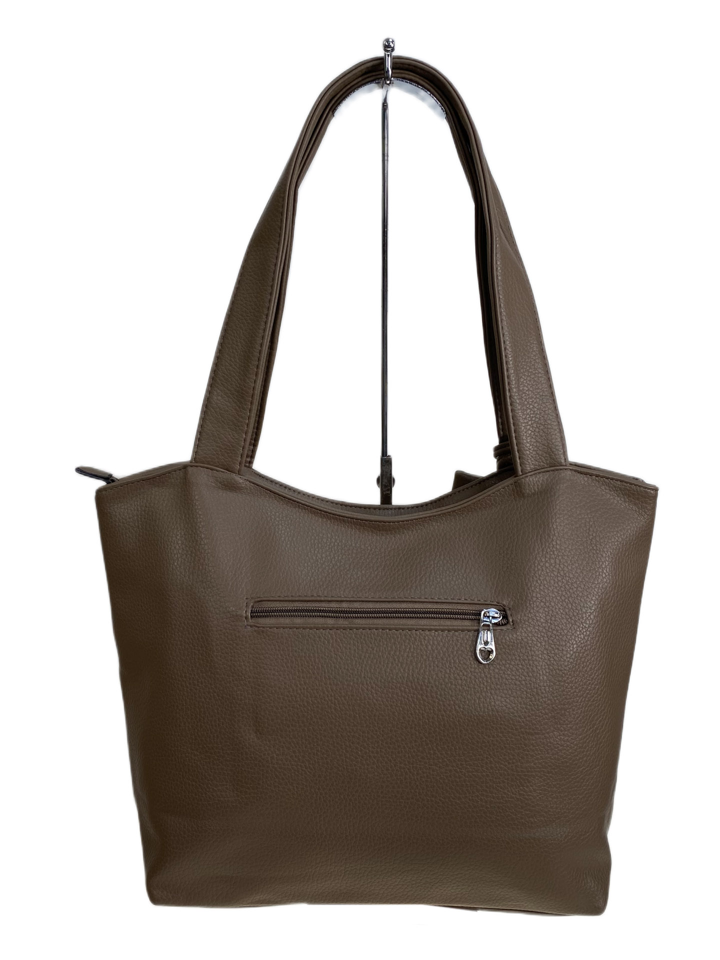 На фото 2 - Женская сумка из искусственной кожи, цвет хаки На фото 2 - Женская сумка из искусственной кожи, цвет хаки