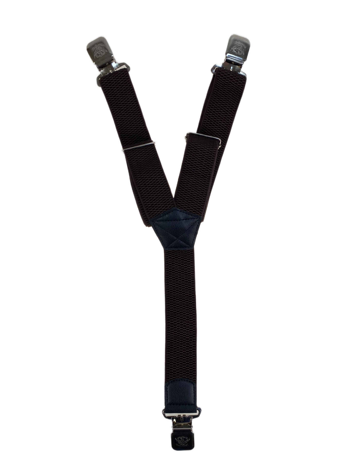 На фото 1 - Подтяжки мужские, цвет шоколад