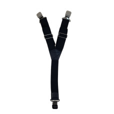 На фото 1 - Подтяжки мужские, цвет чёрный