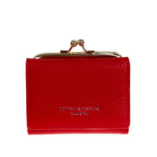На фото 1 -  Женское портмоне из искусственной кожи, цвет красный На фото 1 -  Женское портмоне из искусственной кожи, цвет красный