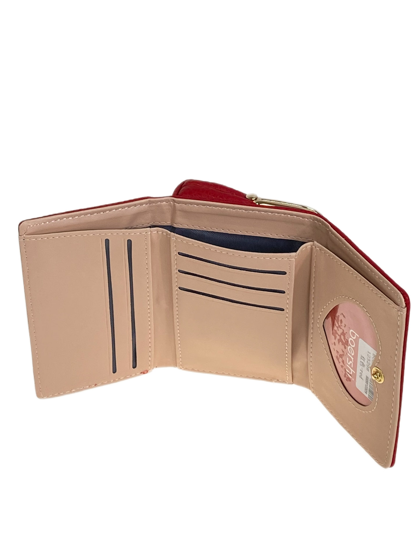 На фото 2 -  Женское портмоне из искусственной кожи, цвет красный На фото 2 -  Женское портмоне из искусственной кожи, цвет красный