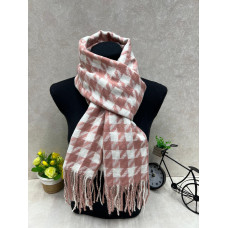 На фото 1 - Палантин в клетку из кашемира, мультицвет