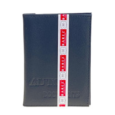 На фото 1 -  Обложка для  автодокументов из искусственной кожи, цвет черный