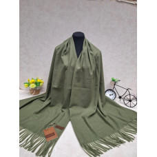 На фото 1 - Тёплый палантин, цвет зеленый На фото 1 - Тёплый палантин, цвет зеленый