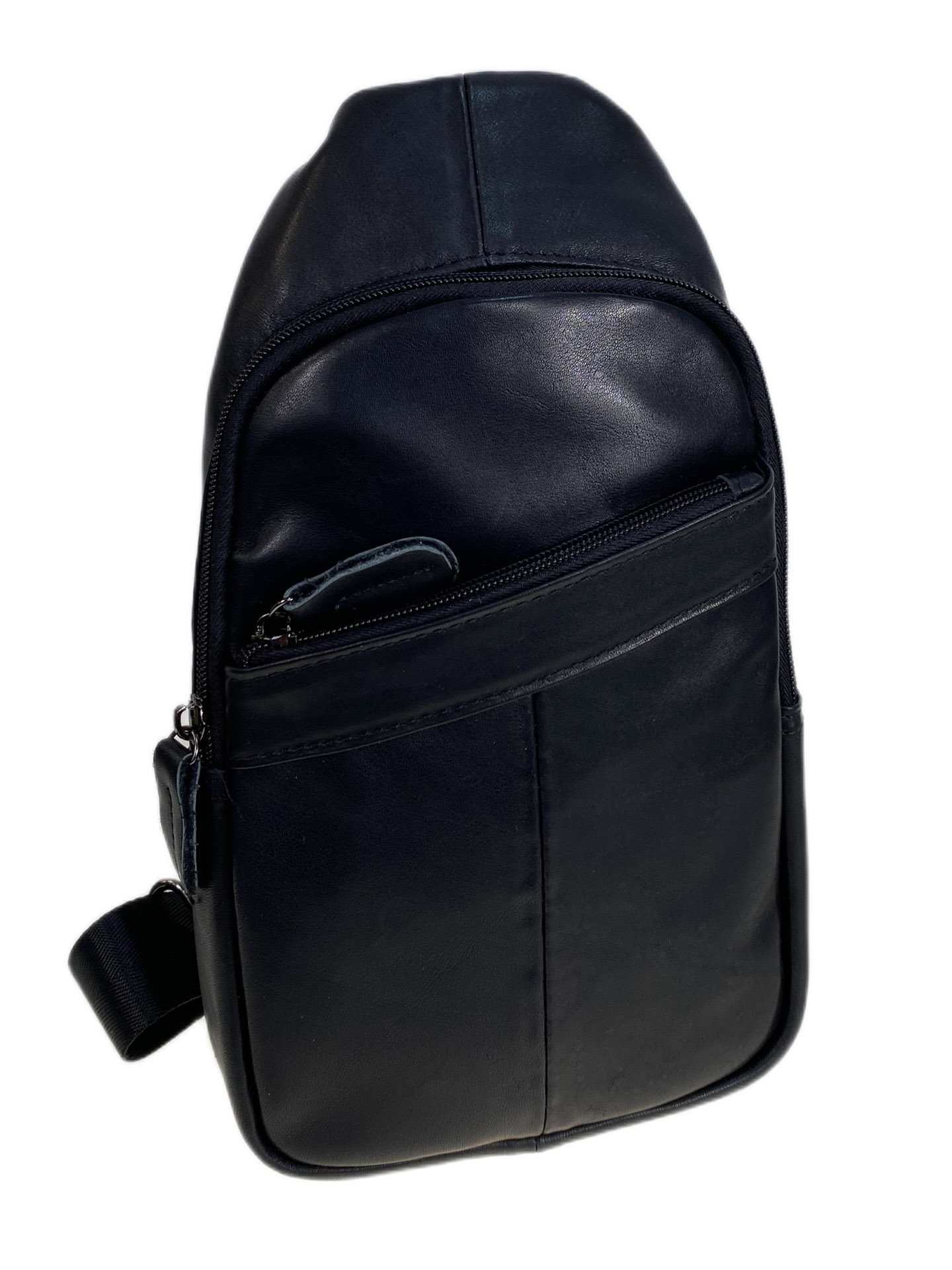 На фото 1 - Сумка мужская через плечо из натуральной кожи, цвет черный На фото 1 - Сумка мужская через плечо из натуральной кожи, цвет черный