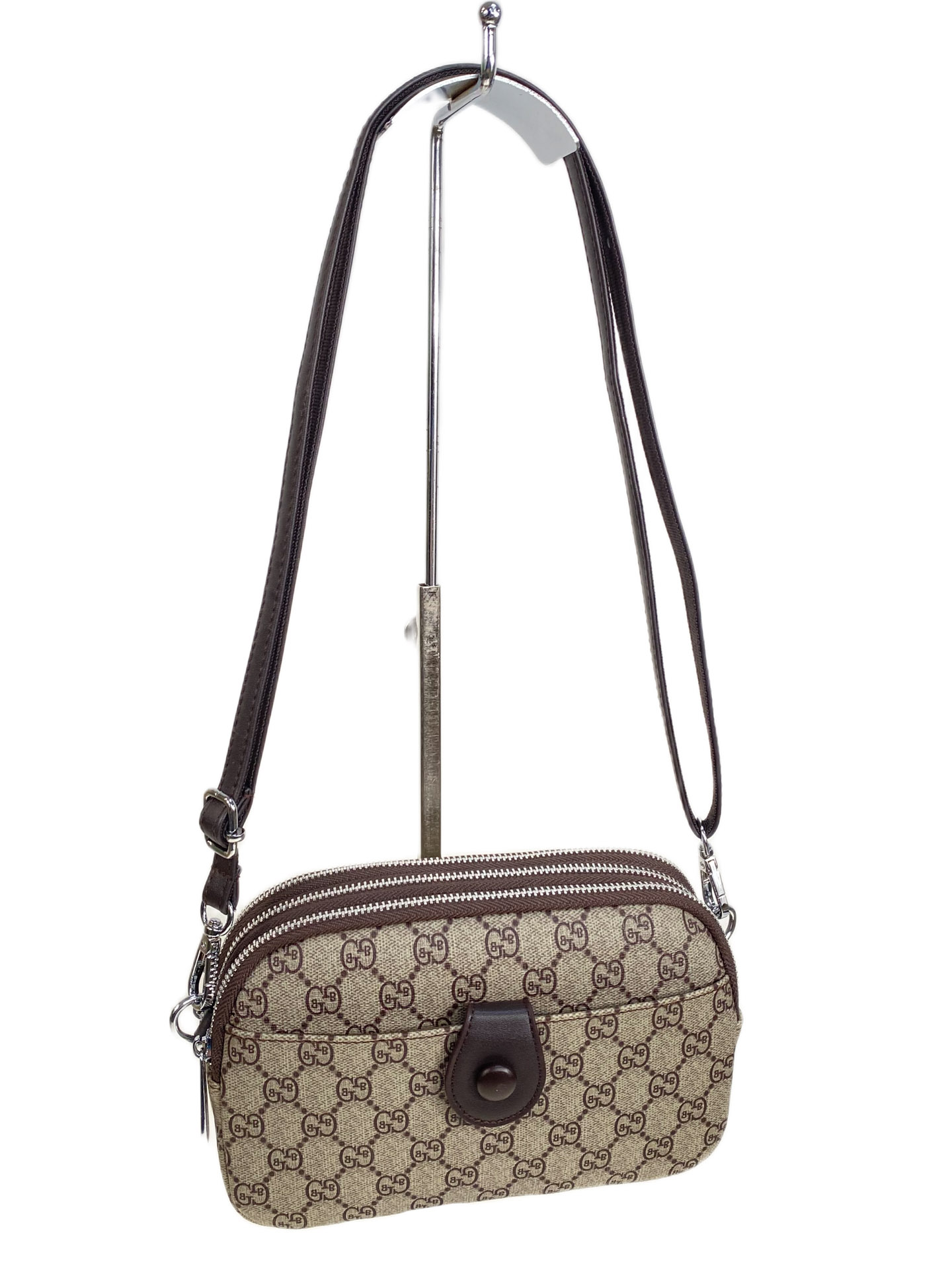 На фото 1 - Женская сумка из искусственной кожи, мультицвет