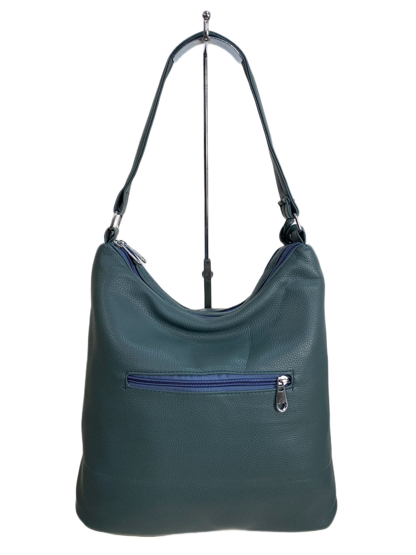 На фото 2 - Женская сумка из искусственной кожи, цвет зеленый На фото 2 - Женская сумка из искусственной кожи, цвет зеленый