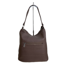 На фото 2 - Женская сумка из искусственной кожи, цвет бежевый