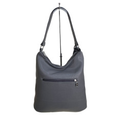 На фото 2 - Женская сумка из искусственной кожи, цвет графит