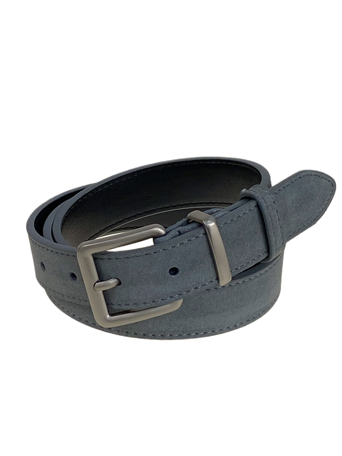 На фото 1 -  Ремень женский из натуральной кожи, цвет серый На фото 1 -  Ремень женский из натуральной кожи, цвет серый