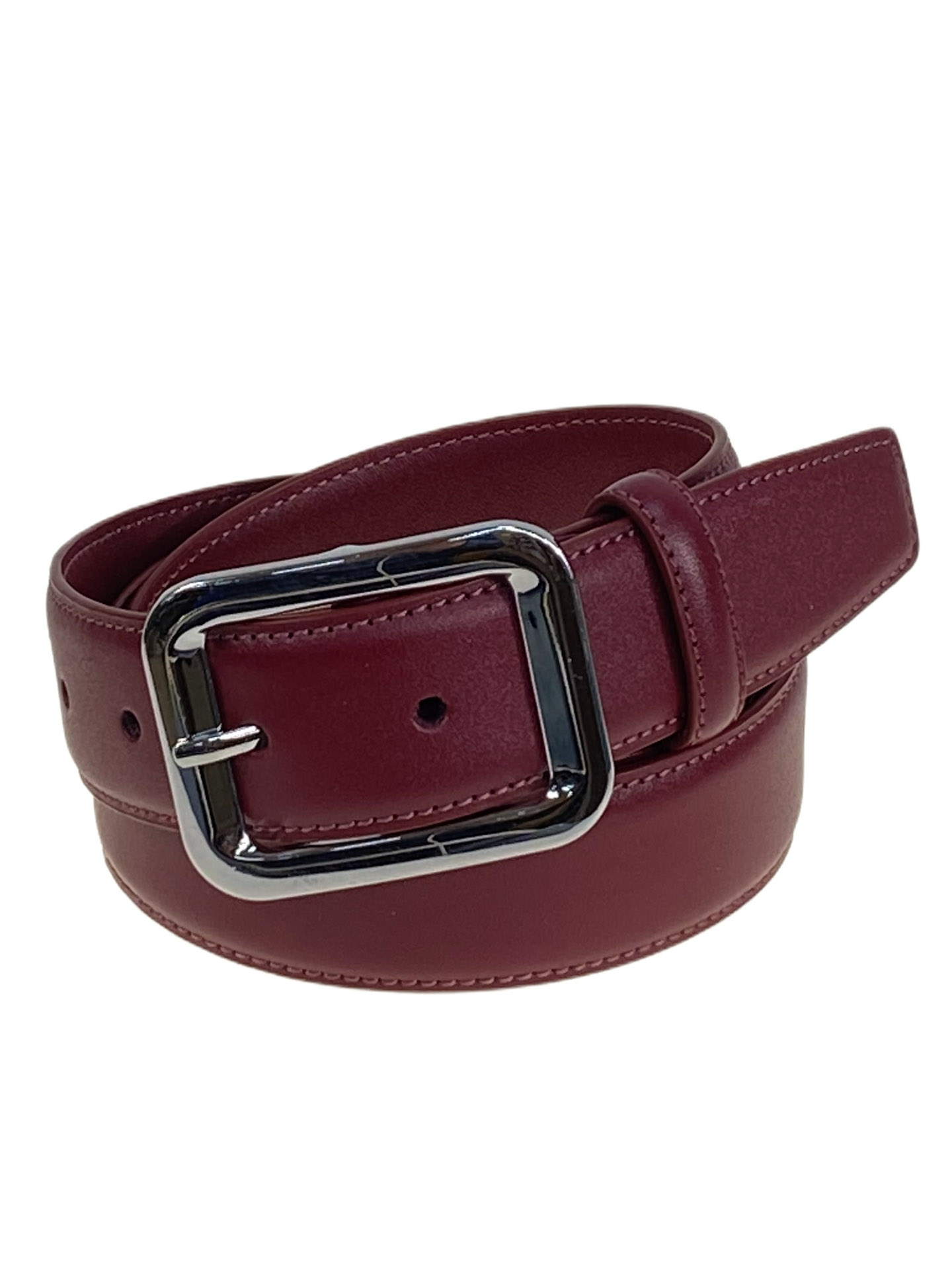 На фото 1 -  Ремень женский из натуральной кожи, цвет бордовый На фото 1 -  Ремень женский из натуральной кожи, цвет бордовый