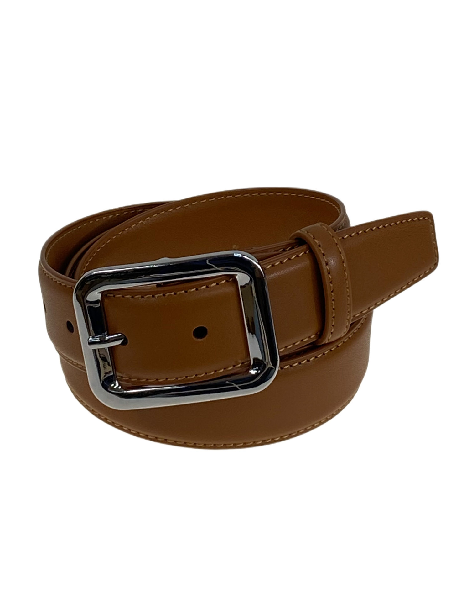 На фото 1 -  Ремень женский из натуральной кожи, цвет коричневый На фото 1 -  Ремень женский из натуральной кожи, цвет коричневый