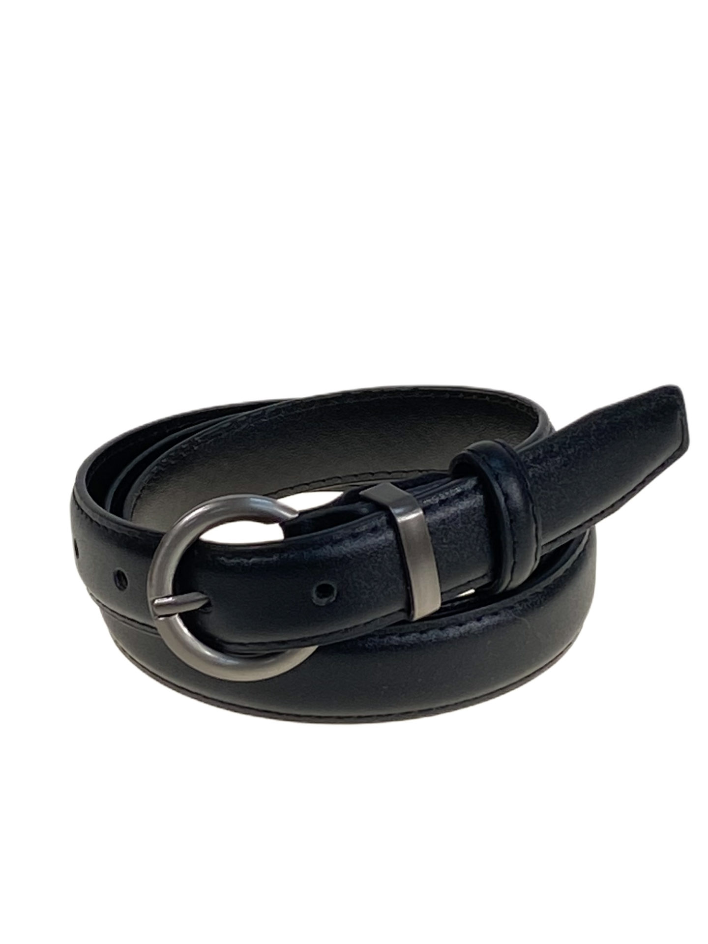 На фото 1 -  Ремень женский из искусственной кожи, цвет черный На фото 1 -  Ремень женский из искусственной кожи, цвет черный