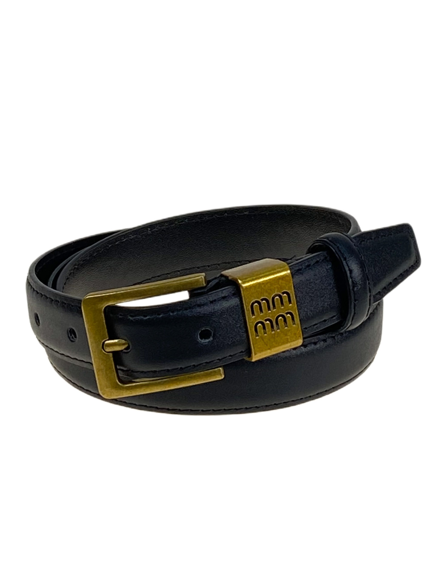 На фото 1 -  Ремень женский из искусственной кожи, цвет черный На фото 1 -  Ремень женский из искусственной кожи, цвет черный