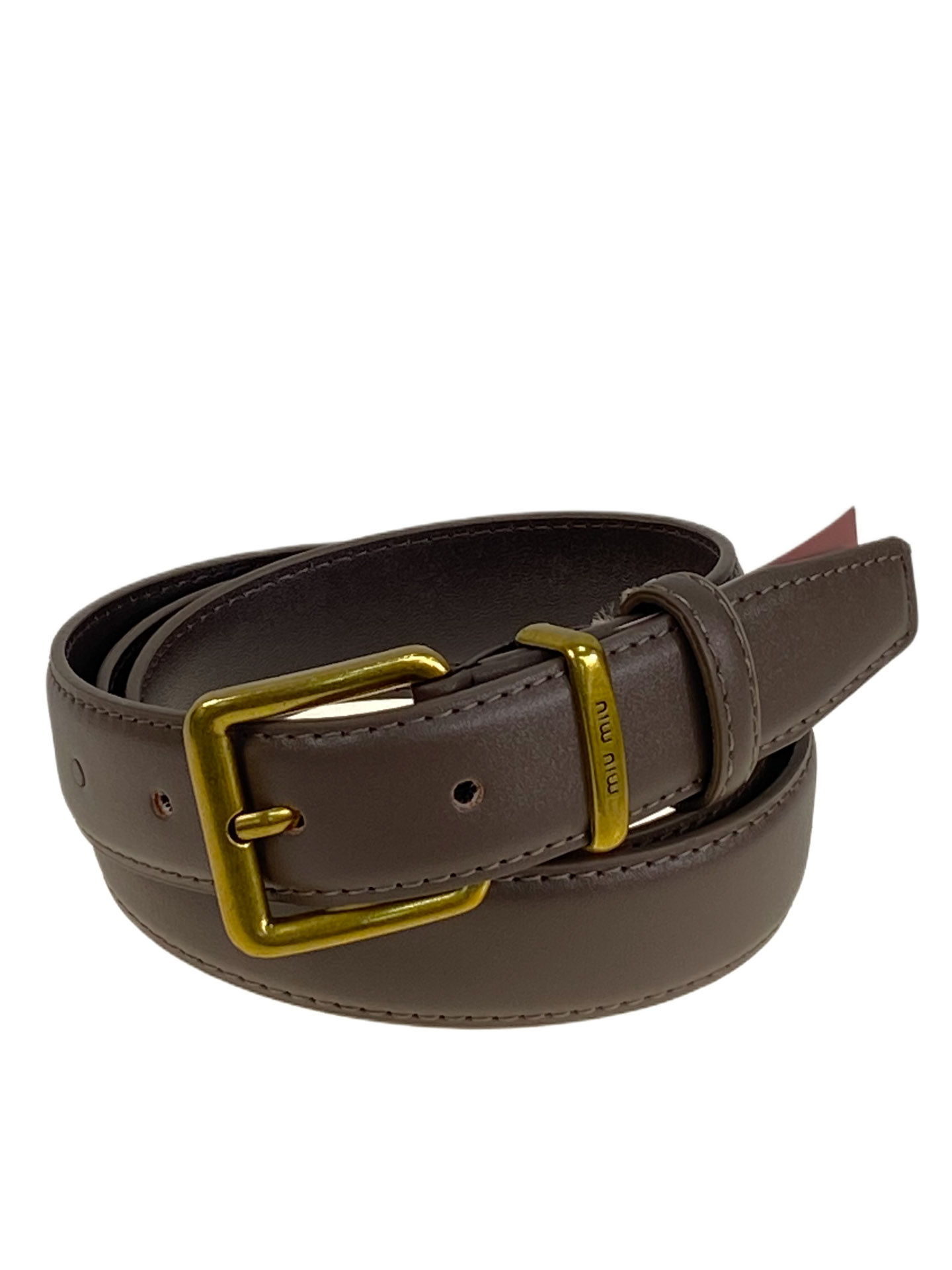 На фото 1 -  Ремень женский из искусственной кожи, цвет кофе На фото 1 -  Ремень женский из искусственной кожи, цвет кофе