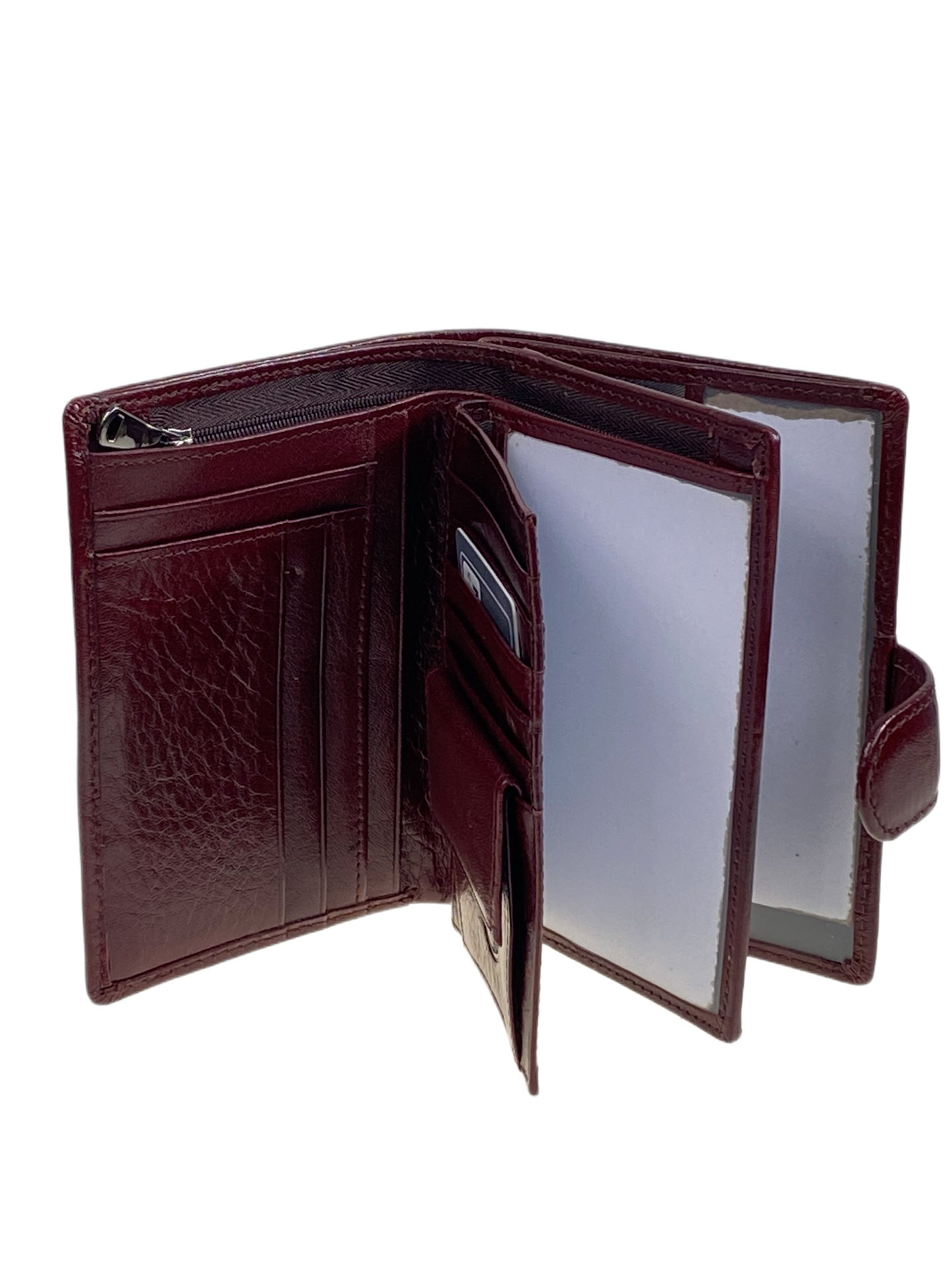 На фото 2 - Кошелек-органайзер мужской из натуральной кожи, цвет коричневый