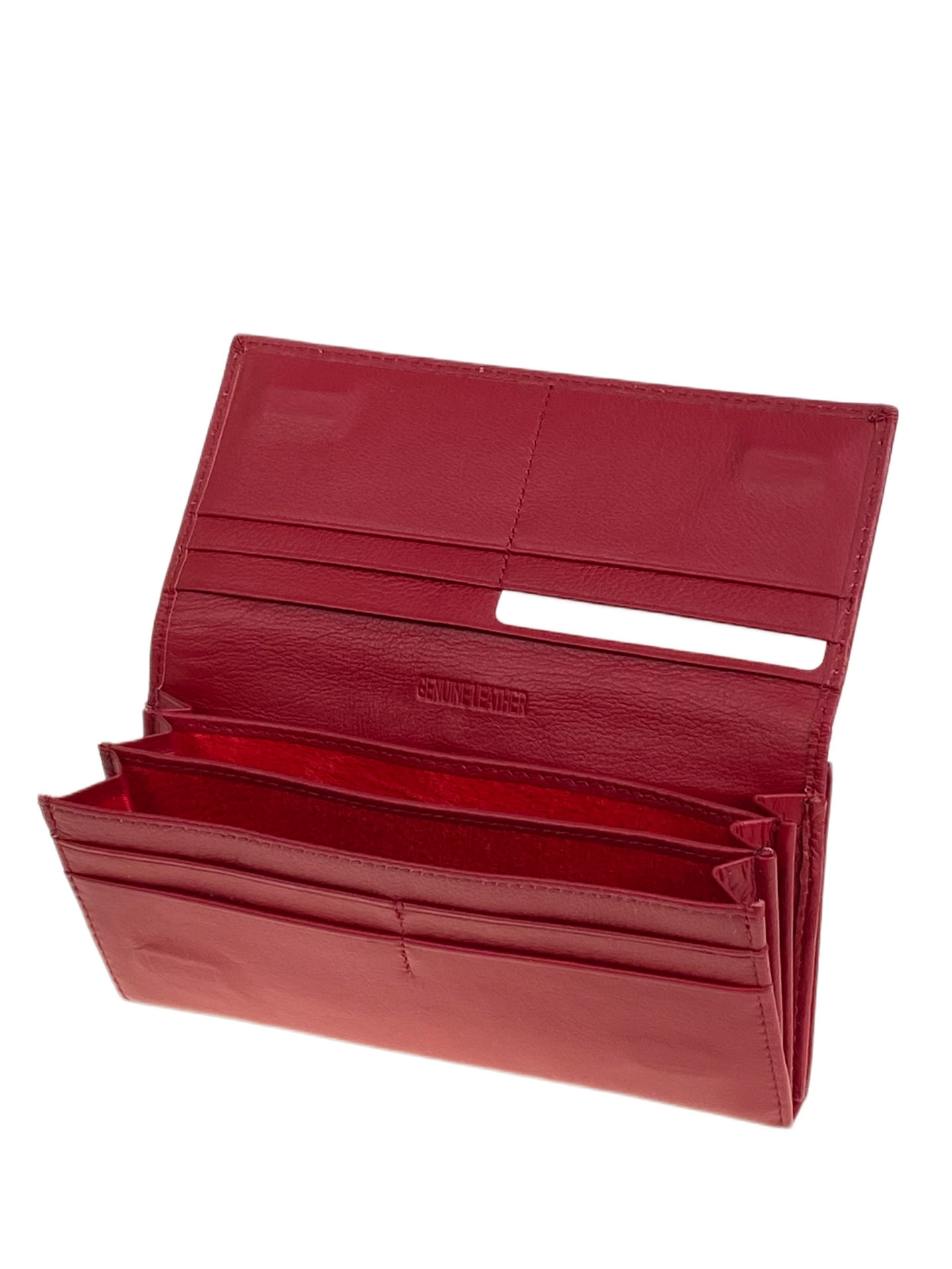 На фото 2 -  Женское портмоне из натуральной кожи, цвет бордовый На фото 2 -  Женское портмоне из натуральной кожи, цвет бордовый