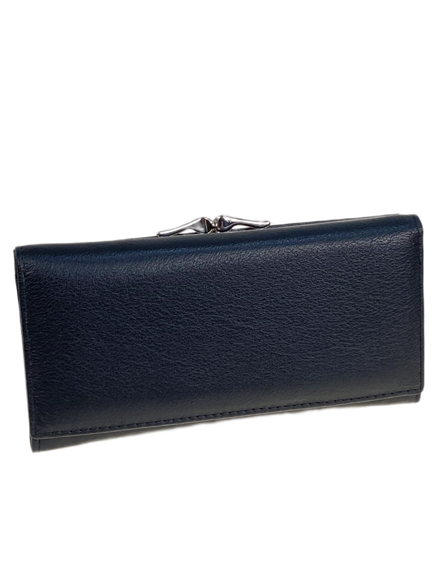 На фото 1 -  Женское портмоне из натуральной кожи, цвет черный На фото 1 -  Женское портмоне из натуральной кожи, цвет черный