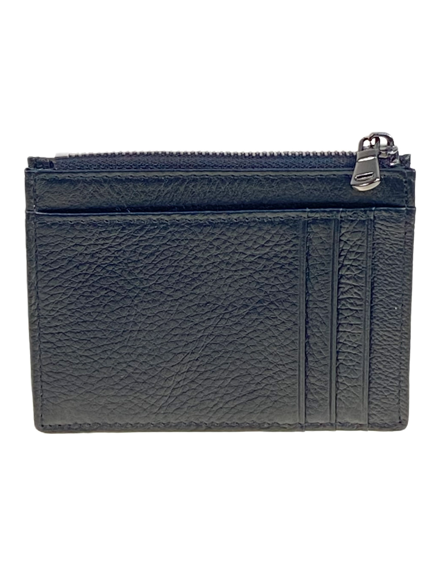 На фото 2 -  Картхолдер из натуральной кожи для пластиковых карт, цвет  черный