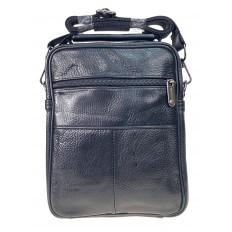 На фото 2 -  Мужская сумка из натуральной кожи, цвет черный