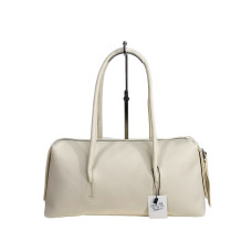 На фото 1 - Женская сумка из искусственной кожи, цвет белый