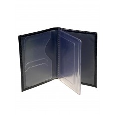 На фото 2 - Обложка для автодокументов из натуральной кожи, цвет черный На фото 2 - Обложка для автодокументов из натуральной кожи, цвет черный