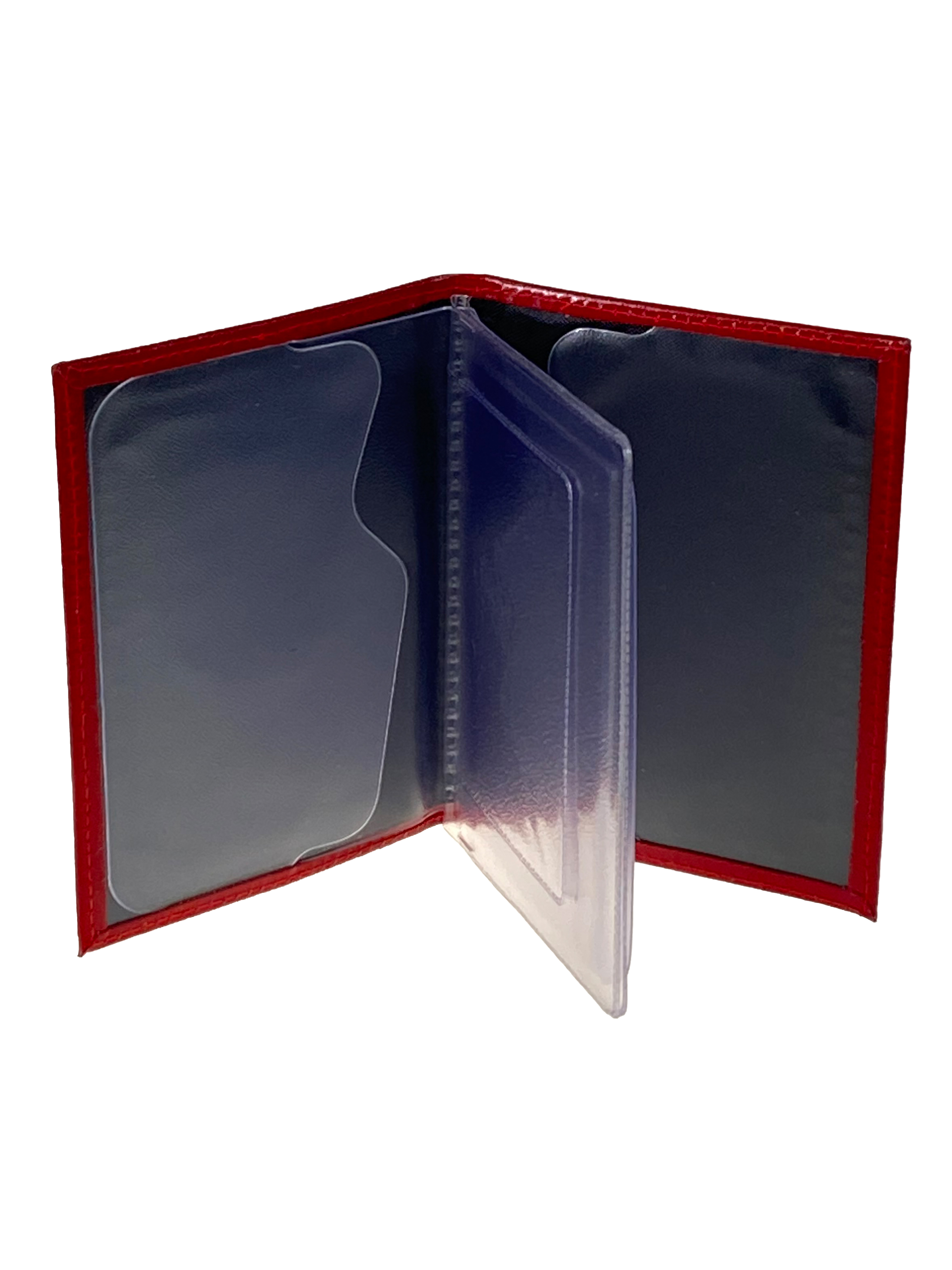 На фото 2 - Обложка для автодокументов из натуральной кожи, цвет красный На фото 2 - Обложка для автодокументов из натуральной кожи, цвет красный