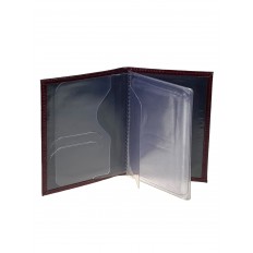 На фото 2 - Обложка для автодокументов из натуральной кожи, цвет бордовый На фото 2 - Обложка для автодокументов из натуральной кожи, цвет бордовый