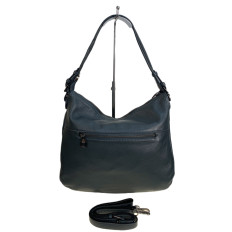 На фото 2 - Женская сумка из натуральной кожи, цвет синий На фото 2 - Женская сумка из натуральной кожи, цвет синий