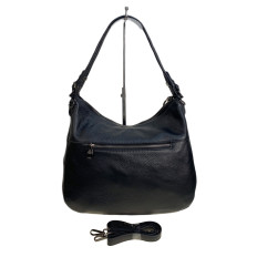 На фото 2 - Женская сумка из натуральной кожи, цвет черный На фото 2 - Женская сумка из натуральной кожи, цвет черный