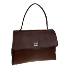 На фото 1 - Женская сумка из натуральной кожи, цвет  шоколад На фото 1 - Женская сумка из натуральной кожи, цвет  шоколад