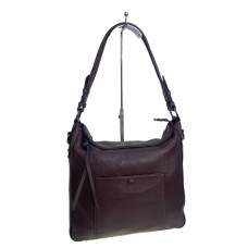 На фото 1 - Женская сумка из натуральной кожи, цвет баклажан На фото 1 - Женская сумка из натуральной кожи, цвет баклажан