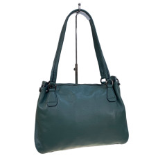 На фото 1 - Женская сумка из натуральной кожи, цвет бирюза На фото 1 - Женская сумка из натуральной кожи, цвет бирюза