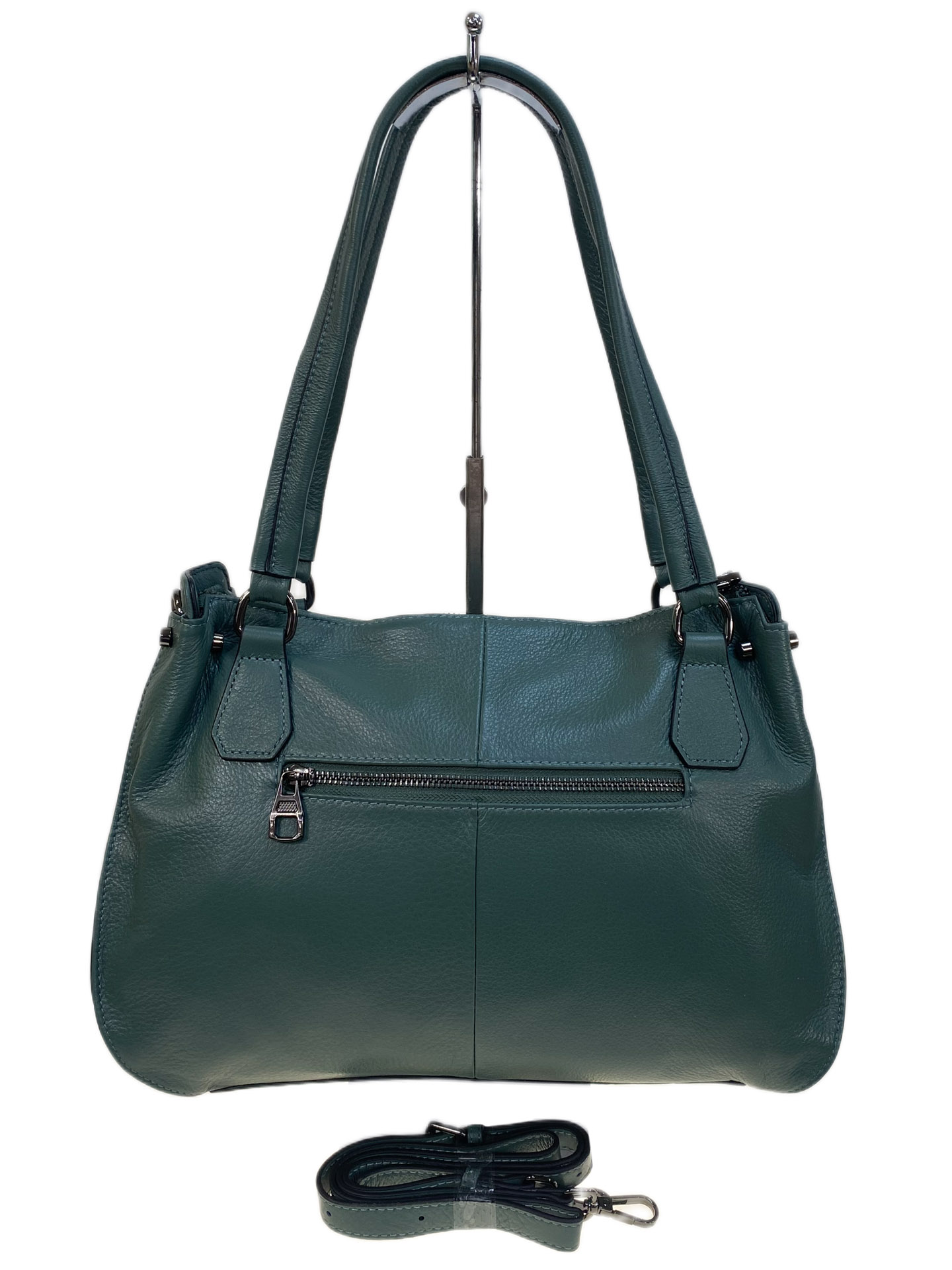 На фото 2 - Женская сумка из натуральной кожи, цвет бирюза На фото 2 - Женская сумка из натуральной кожи, цвет бирюза