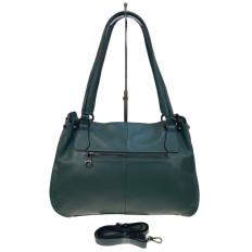 На фото 2 - Женская сумка из натуральной кожи, цвет бирюза На фото 2 - Женская сумка из натуральной кожи, цвет бирюза