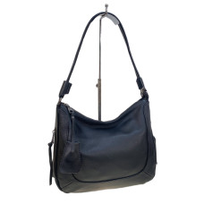 На фото 1 - Женская сумка из натуральной кожи, цвет черный На фото 1 - Женская сумка из натуральной кожи, цвет черный